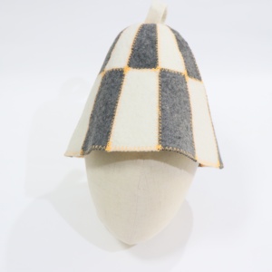 Gorro de Sauna de Lana Merino Personalizado HKZB, Gorro Reutilizable para Vaporarium, Gorro Ruso para Baño, Accesorios para Baño Ruso - Product Image 3