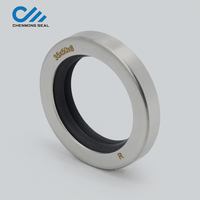 Joint d'étanchéité en acier inoxydable PTFE Ceimin 35*50*8 à double lèvre pour compresseur et réducteur, idéal pour les opérations rotatives à haute vitesse