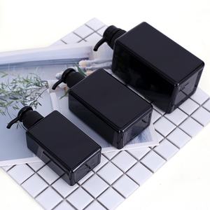 Hot Selling 10oz 12oz 16oz Foaming <b>Pump</b> Cosmetic Packaging Amber Square Glass Soap <b>Bottle</b> for <b>Shampoo</b> - Product Image 6