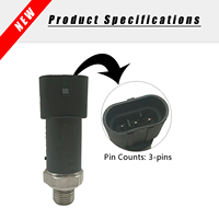 Capteur de pression Rexroth HM20-2X/050-C-K35 pour système hydraulique d'excavatrice, pièces de machines de construction, transmetteur de basse pression