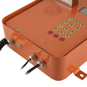 Téléphone d'extérieur résistant aux intempéries, anti-vandalisme, robuste, téléphone d'urgence public avec écran LCD - Product Image 2
