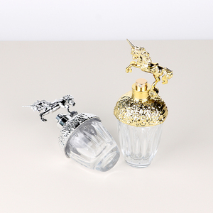 Luxury Glass Perfume bottle Customized 50ml 80ml Transparent Glass <b>Silver</b> Pony Perfume Packaging <b>Spray</b> Bottle With <b>Spray</b> Cap - Product Image 2