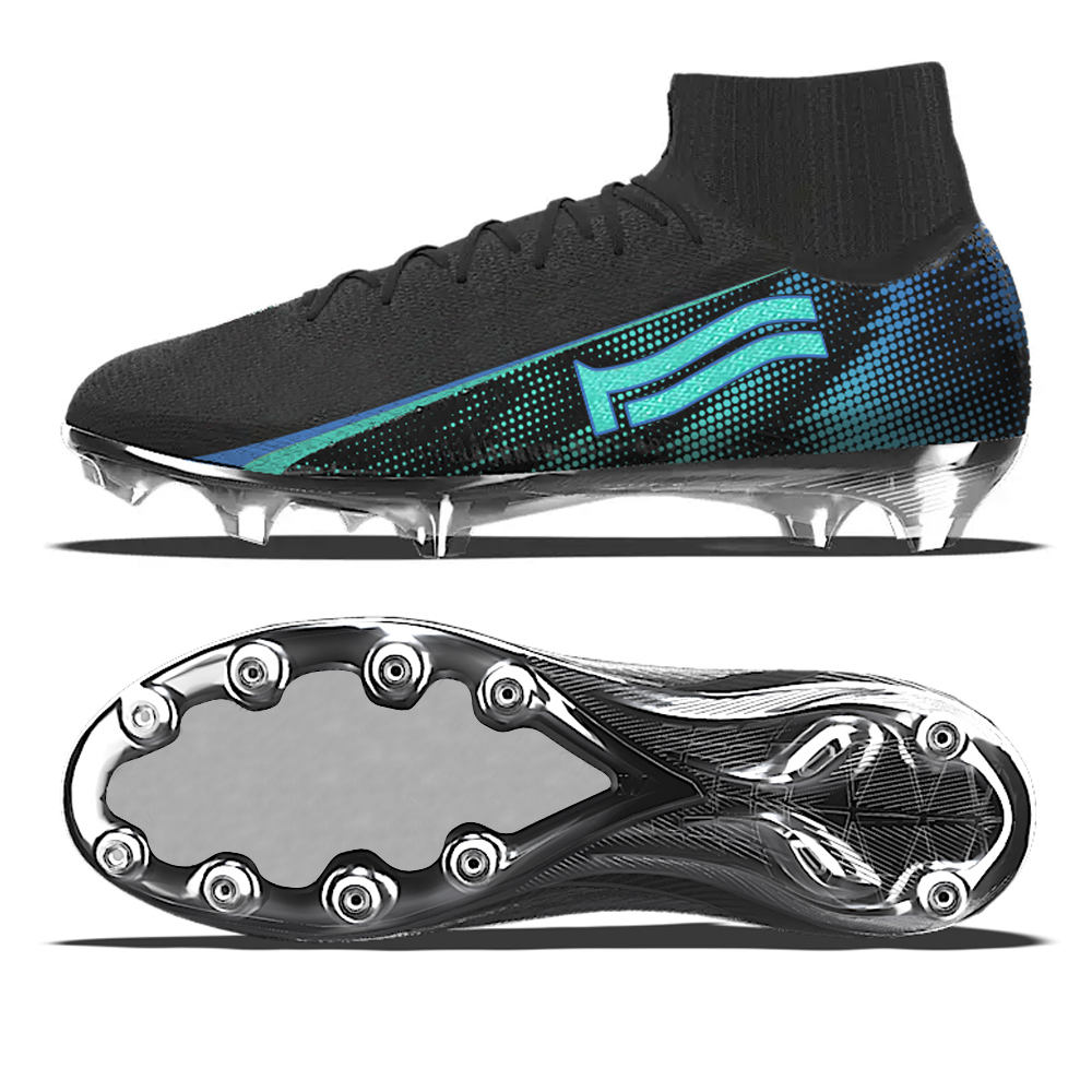 Shop High-Quality Blue Soccer Shoes for Men Women