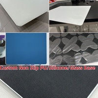 Tapis de souris de jeu en verre trempé personnalisé en usine, surface micro-gravée résistante aux rayures, tapis de souris pour joueur d'e-sport
