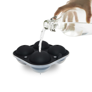 2.5 Inch Tái Sử Dụng Vòng Whiskey <span class=keywords><strong>Ice</strong></span> Khuôn 100% BPA Cấp Thực Phẩm Miễn Phí Dễ Dàng Phát Hành Silicone Cup Linh Hoạt Sphere <span class=keywords><strong>Ice</strong></span> Ball Nhà Sản Xuất Hộp - Product Image 2