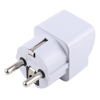 Adaptateur de voyage de haute qualité, prise universelle portable du Royaume-Uni vers une prise européenne, adaptateur de voyage avec fusible