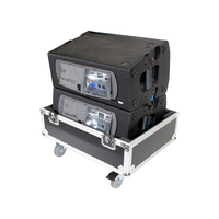 Flight case universel pour enceintes Line Array pour deux enceintes avec roulettes