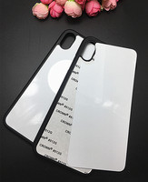 Étui de téléphone portable personnalisable en sublimation 2D vierge, hybride TPU+PC, écologique, antichoc, étanche, bricolage
