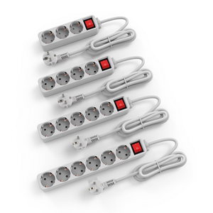 Công nghiệp PVC Power Strip <span class=keywords><strong>E10</strong></span> với cắm và ổ cắm - Product Image 1