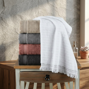 Egyptian Luxury Plush White 100% Cotton Woven Home Shower Comfortable <b>Bath</b> <b>Towel</b> <b>Set</b> - Product Image 2