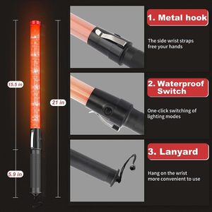 2025 54cm kiểm soát an toàn cảnh báo <span class=keywords><strong>LED</strong></span> giao thông Baton Wand Stick - Product Image 4
