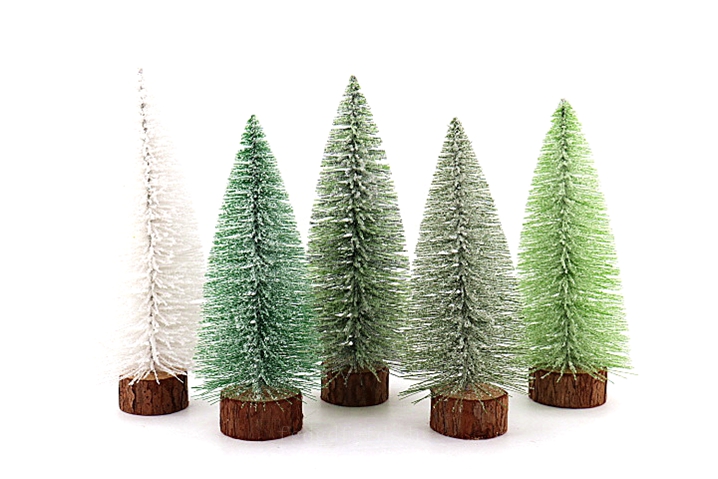 christmas craft mini trees