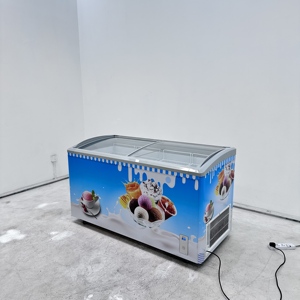 Vitrine Réfrigérée Combinée pour Supermarché, Congélateur Horizontal pour Glaces, <span class=keywords><strong>Réfrigérateur</strong></span> Commercial - Product Image 2