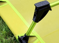 Lit pliant en aluminium pour randonnée et camping, lit en métal compact, accessoire d'extérieur pour randonnée et randonnée, prix d'usine