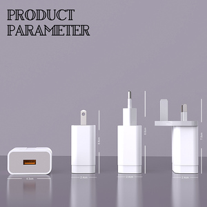 หัวแปลง1A QC3.0ปลั๊กเสียบ USB ชาร์จเร็วอะแดปเตอร์ชาร์จเร็วสำหรับโทรศัพท์มือถือแอนดรอยด์ไอโฟน - Product Image 4