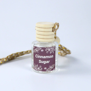 Botella de perfume de vidrio para coche de 8ML al por mayor con tapa de madera de aluminio y plástico para cosméticos - Product Image 4