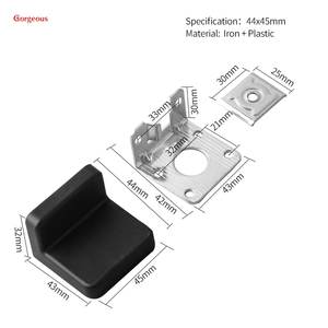 Splendida staffa L Hardware armadio da <span class=keywords><strong>cucina</strong></span> staffa a parete appendiabiti visibile - Product Image 3