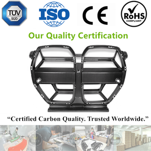 G80 G82 OEM Khô Sợi Carbon Có/Không Có Acc Phía Trước Bumper Nướng Cho 2021-2024 BMW G80 M3 M4 G82 G83 Csl Phong Cách Phía Trước Lưới - Product Image 3
