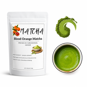 Poudre de Matcha en Gros Saveur <span class=keywords><strong>Orange</strong></span> Sanguine Qualité Supérieure pour Latte, Smoothie et Pâtisserie - Product Image 1