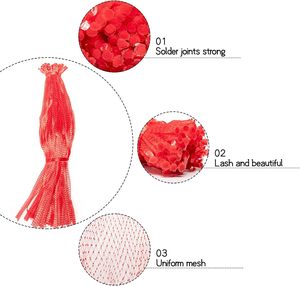 Shelcase ถุงตาข่ายแบบนำกลับมาใช้ใหม่ได้ถุงต้มหอยกุ้งมันฝรั่งหัวหอมถุงผลไม้สำหรับร้านขายของชำ - Product Image 5
