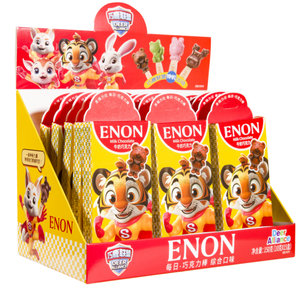 Venta al por mayor <span class=keywords><strong>Enon</strong></span> sólido piruleta fruta y chocolate con leche pajitas 10 g/pcs - Product Image 4