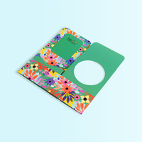 Boîte d'emballage pliable pour fleuriste, très vendue, pour pot de fleurs, rose, plante verte