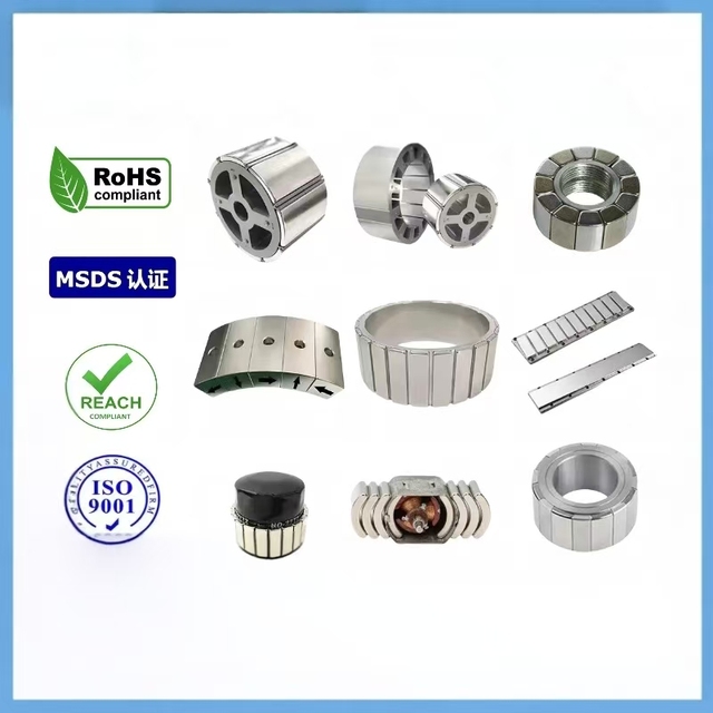 Custom High Precision Block Neodymium Magnet Permanent N45SH Robotics BLDC Motor Rotor UAV Propulsion High Temperature Welding