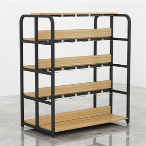 מדפים כבדים חנות גונדולה מדפים חנויות סופרמרקטים תצוגה לעמוד רב שכבתית מדפים דו צדדי - Product Image 5