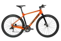 GRAVEL-X Vélo de Gravel en Carbone RS-24 vitesses, Freins à Disque Hydrauliques, Roues en Aluminium, Guidon en Carbone, Suspension Avant, Vélo de Course Tout-Terrain