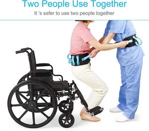 Cinturón <span class=keywords><strong>de</strong></span> asistencia para pacientes con empuñaduras <span class=keywords><strong>de</strong></span> mano, asistencia para empapelar pacientes, transferencia segura y caminar - Product Image 4