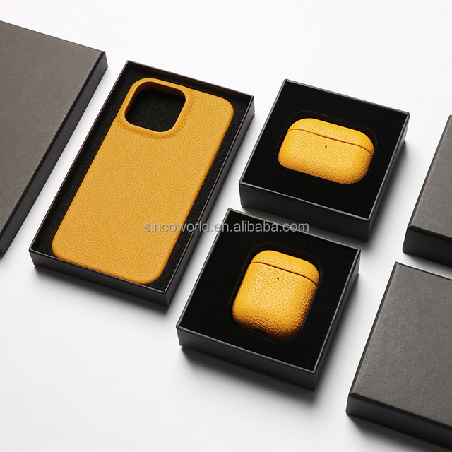 Luxury GRS Sports Design Wireless Compatible Genuine Leather Case iPhone 14 Pro Max Magnetic Mobile Phone