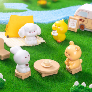 Miniatures d'animaux en résine, moules d'artisanat en résine, statues pour micro-jardins féériques, accessoires de paysage, décorations pour maisons de poupées - Product Image 2