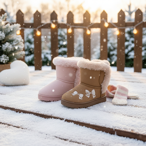 Botas de Nieve OZKIZ Estilo Coreano con Corazón Brillante para Niños de 2 a 7 Años, Venta al Por Mayor de Moda Infantil - Product Image 3