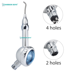 2/4 trous dentaire Air eau polisseuse <span class=keywords><strong>Jet</strong></span> flux d'air outil de nettoyage des dents Turbine Source d'alimentation hygiène buccale prophylaxie équipement de polissage - Product Image 2