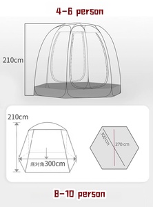 360 °   Carpa Burbuja Transparente para Pesca en Hielo, Refugio Invernal de PVC Resistente al Viento, Carpa Domo Estable con Refuerzos Rectos para Pesca en Hielo y Camping - Product Image 5