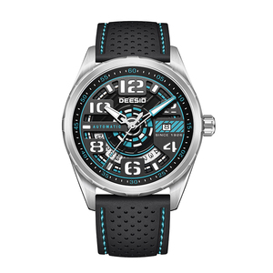 Dessio Men's Luxury Skeleton Automatic <b>Mechanical</b> <b>Watch</b> with Original Movement Custom Logo Wrist Replacement Parts - Product Image 3