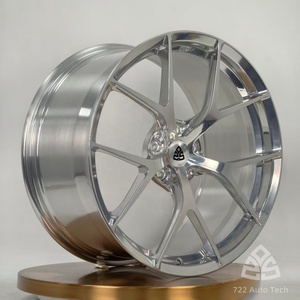 Jantes chromées 722Auto Monoblock forgées 20-22 pouces à déport profond 5x112 5x114.3 5x120 pour Cadillac XT6 Lincoln Aviator <span class=keywords><strong>Volvo</strong></span> <span class=keywords><strong>XC</strong></span> - Product Image 3