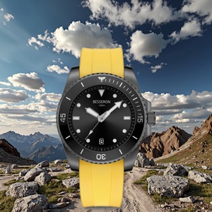 Relojes de Pulsera de Caucho de Buena Calidad para Hombre, Reloj Clásico, Proveedor Mayorista, Reloj Deportivo de Cuarzo Personalizado, Resistente al Agua 50 Metros - Product Image 1