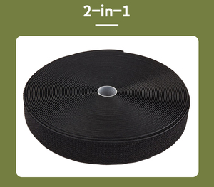 Custom Printed <strong>Hook</strong> <strong>loop</strong> <strong>Fastener</strong> Self-Gripping 2-in-1 Adhesive Woven <strong>Hook</strong> <strong>and</strong> <strong>Loop</strong> Tape - Product Image 2