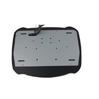 HD 10,1 pulgadas montaje techo del coche reproductor de DVD Monitor abatible del coche de la pantalla de TV con 3 color pieles