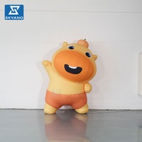 Modèle de mascotte de dessin animé gonflable géant personnalisé pour la publicité en plein air, la décoration d'événements et les sites touristiques