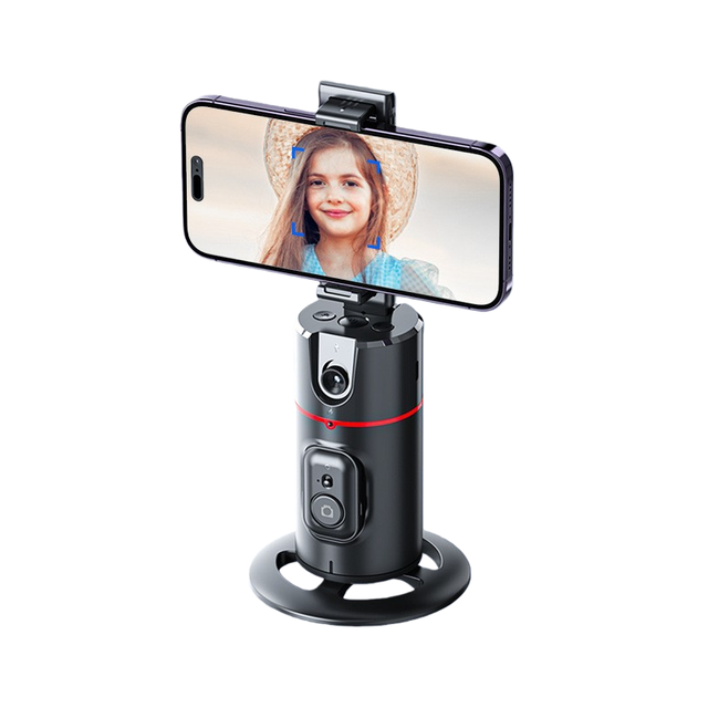 P02 AI Smart Gimbal Stabilizer Adjustable Motion Tracking Mount Desk Portable Phone Vlog Live Streaming Remote Control
