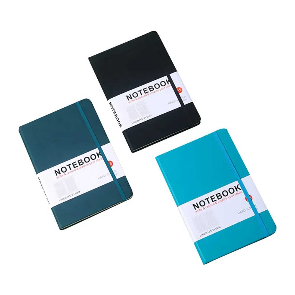 AI-MICH High Quality Personal Soft Touch Notebook Custom Logo Waist Cover Printing Brand Note Book PU Hard Cover A5 Notebook