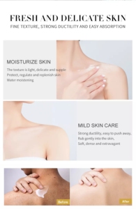 Loción Corporal Aclarante Personalizada OEM, Contiene Glutatión y Ácido Kójico, Crema Corporal Blanqueadora Fuerte con Yema de Huevo para Piel Africana - Product Image 3