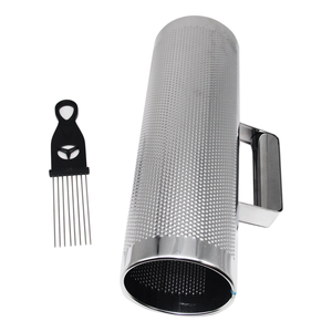 Juego de Raspadores para Guiro de 12 Pulgadas, Cilindro Hueco de Acero Inoxidable con Mango Lateral para Percusionistas Latinos - Product Image 3