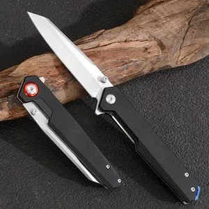 Custom EDC Classic Stainless Steel Blade With Back Belt Lock Folding Knife Pocket Knife For Outdoor Survival Used