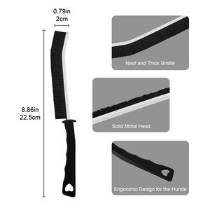 Juego de Cepillos de Limpieza para Esquinas y Grietas con Mango Largo, Cepillo para Polvo, Baño, Inodoro, Cocina, Detallado de Autos, OEM ODM - Product Image 6