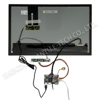 Écran LCD IPS tactile capacitif BOE 13,3-32 pouces FHD 1920x1080 avec carte Linux intégrée pour affichage dynamique, luminosité 1500 nits