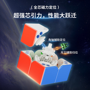 Cubo de Rubik Yj Yongjun 2x2, rompecabezas magnético de velocidad con núcleo completo para niños, juguete educativo, regalo - Product Image 3