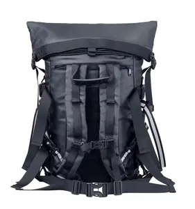 Novo saco de bagagem expansível para motocicletas, mochila de viagem ao ar livre para motocicletas, saco seco para andar de moto